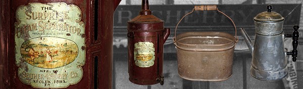 old metal containers